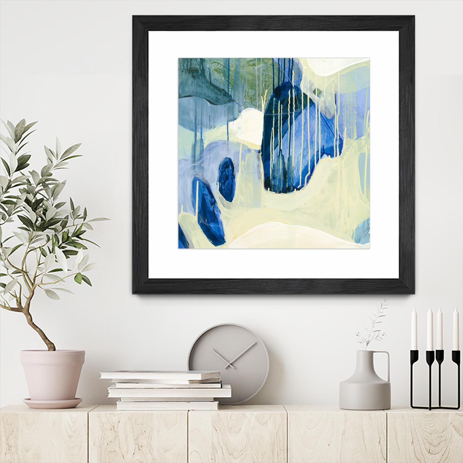 Summer Shower 1 by Glenn Allen on GIANT ART - yellow abstract