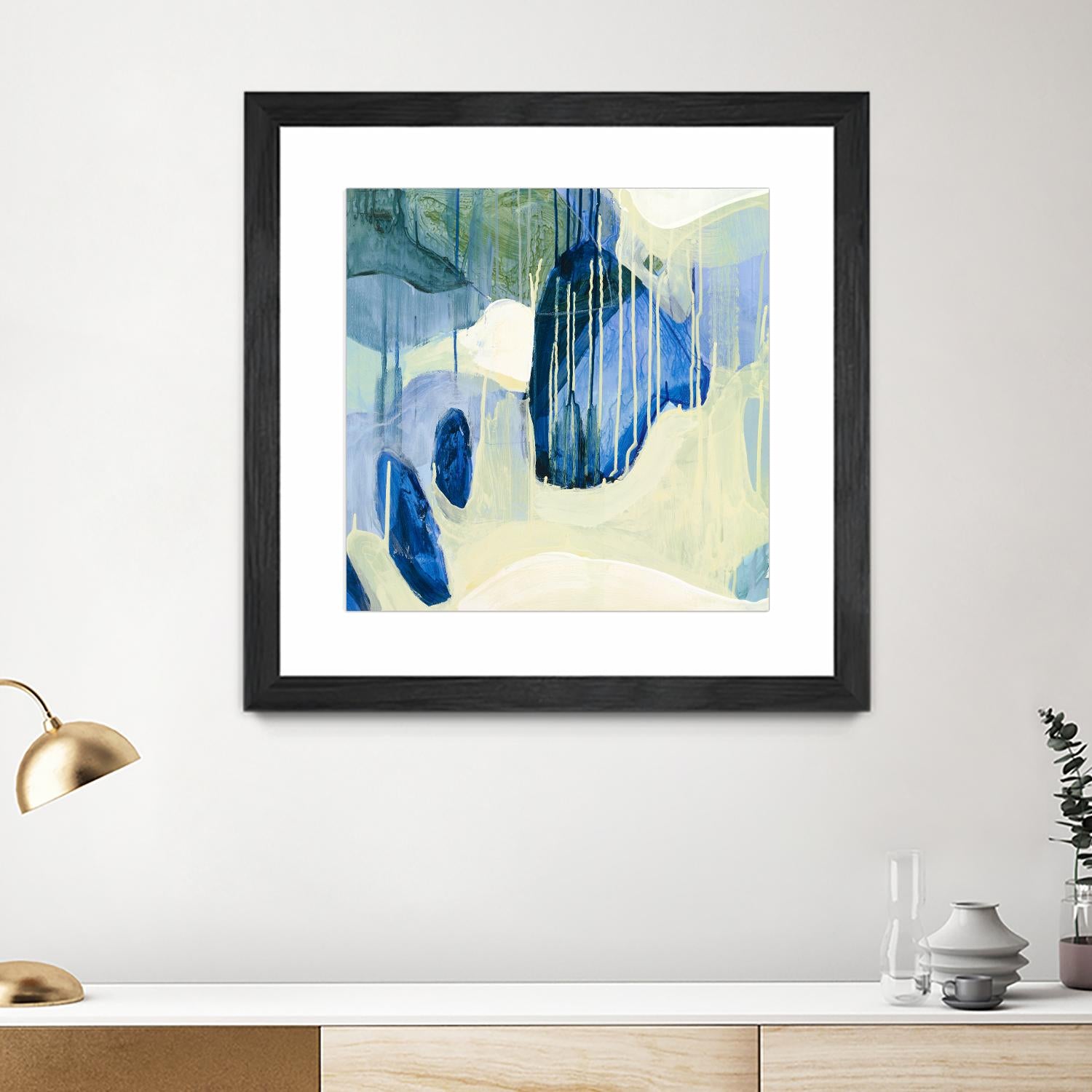 Summer Shower 1 by Glenn Allen on GIANT ART - yellow abstract