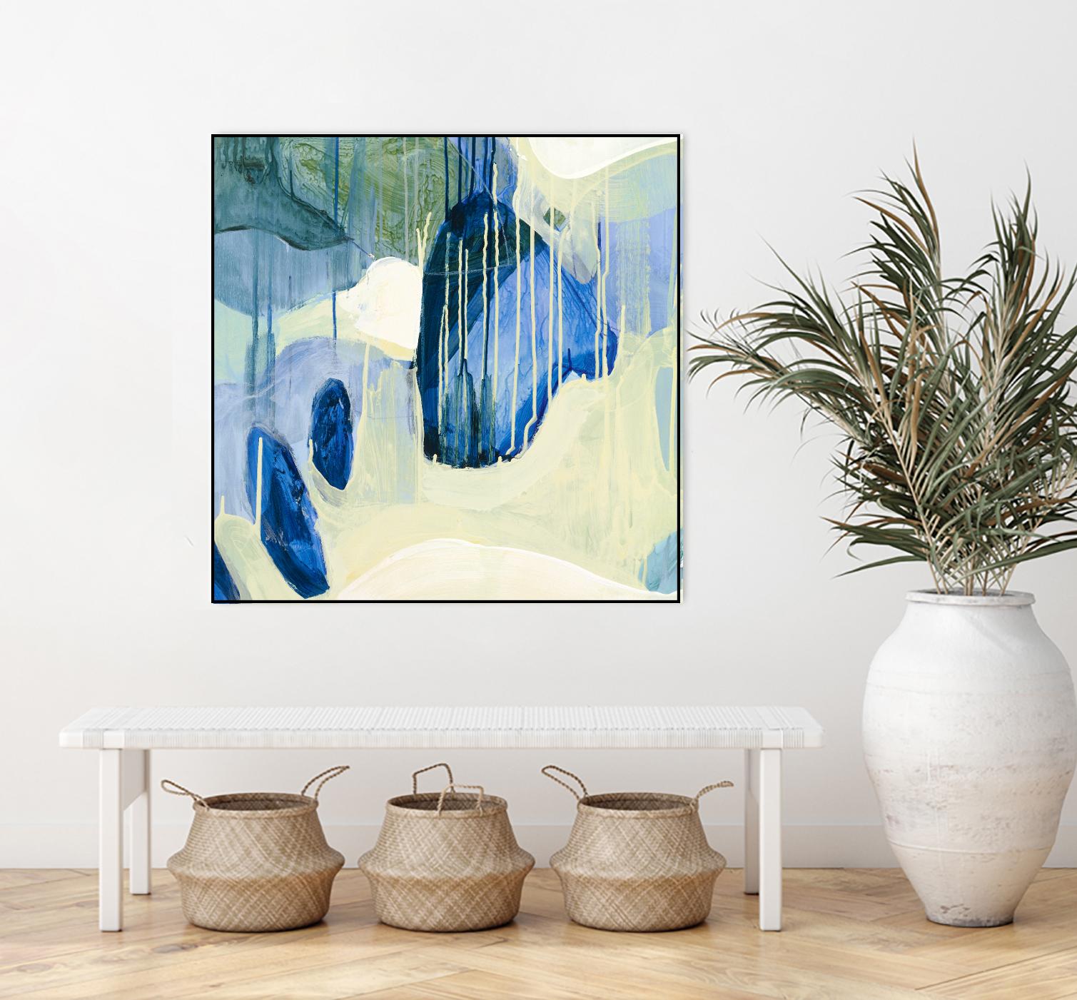 Summer Shower 1 by Glenn Allen on GIANT ART - yellow abstract