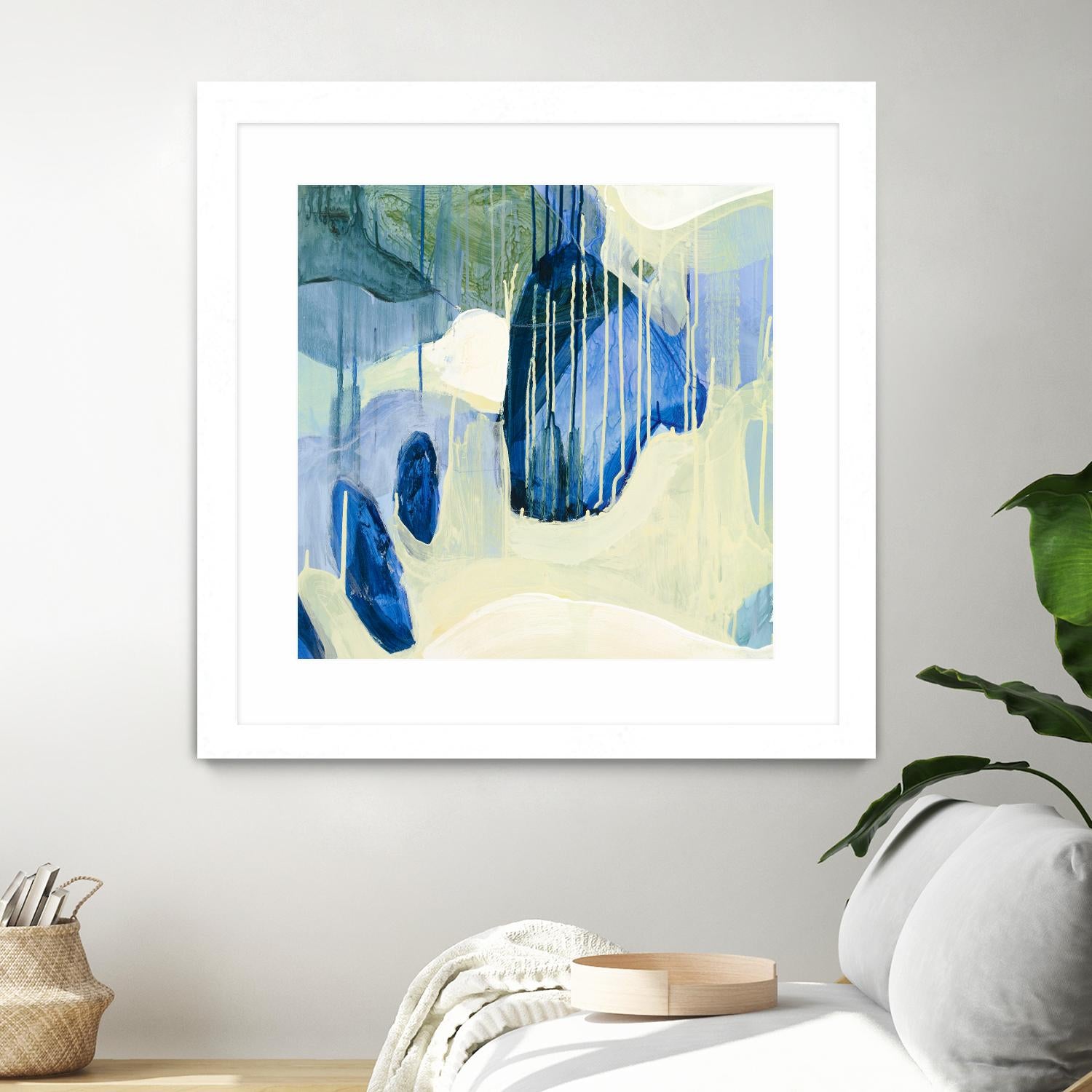 Summer Shower 1 by Glenn Allen on GIANT ART - yellow abstract