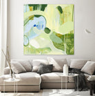 Spring Rain 2 by Glenn Allen on GIANT ART - yellow abstract