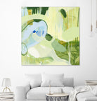 Spring Rain 2 by Glenn Allen on GIANT ART - yellow abstract