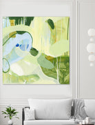 Spring Rain 2 by Glenn Allen on GIANT ART - yellow abstract