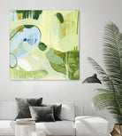 Spring Rain 2 by Glenn Allen on GIANT ART - yellow abstract