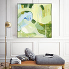 Spring Rain 2 by Glenn Allen on GIANT ART - yellow abstract