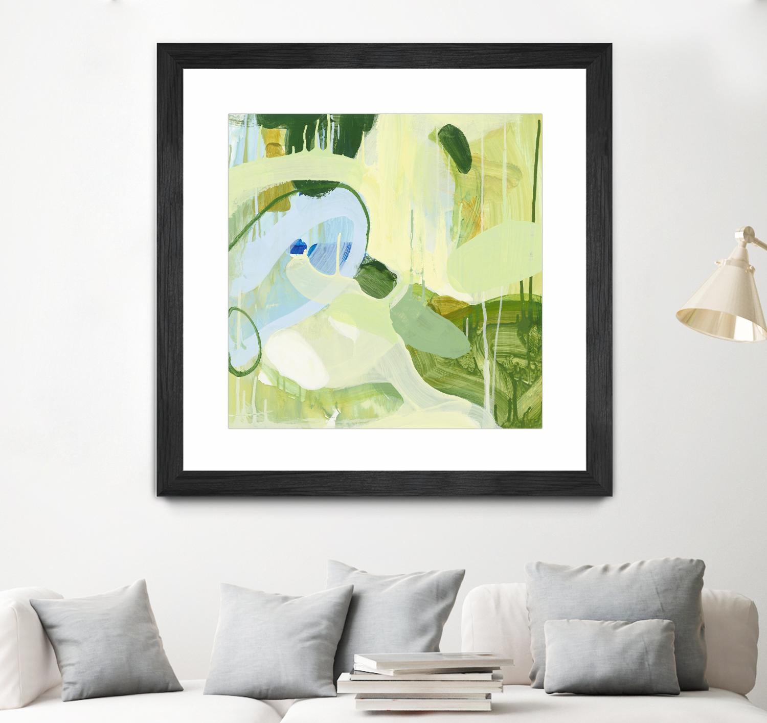 Spring Rain 2 by Glenn Allen on GIANT ART - yellow abstract