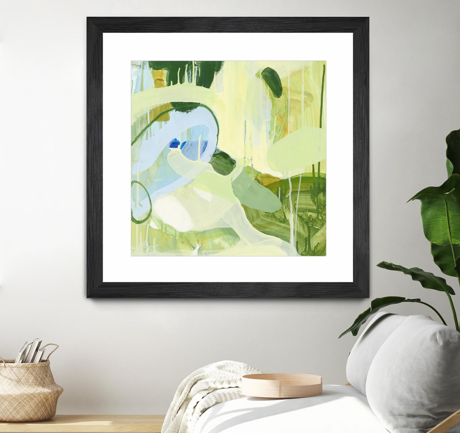 Spring Rain 2 by Glenn Allen on GIANT ART - yellow abstract