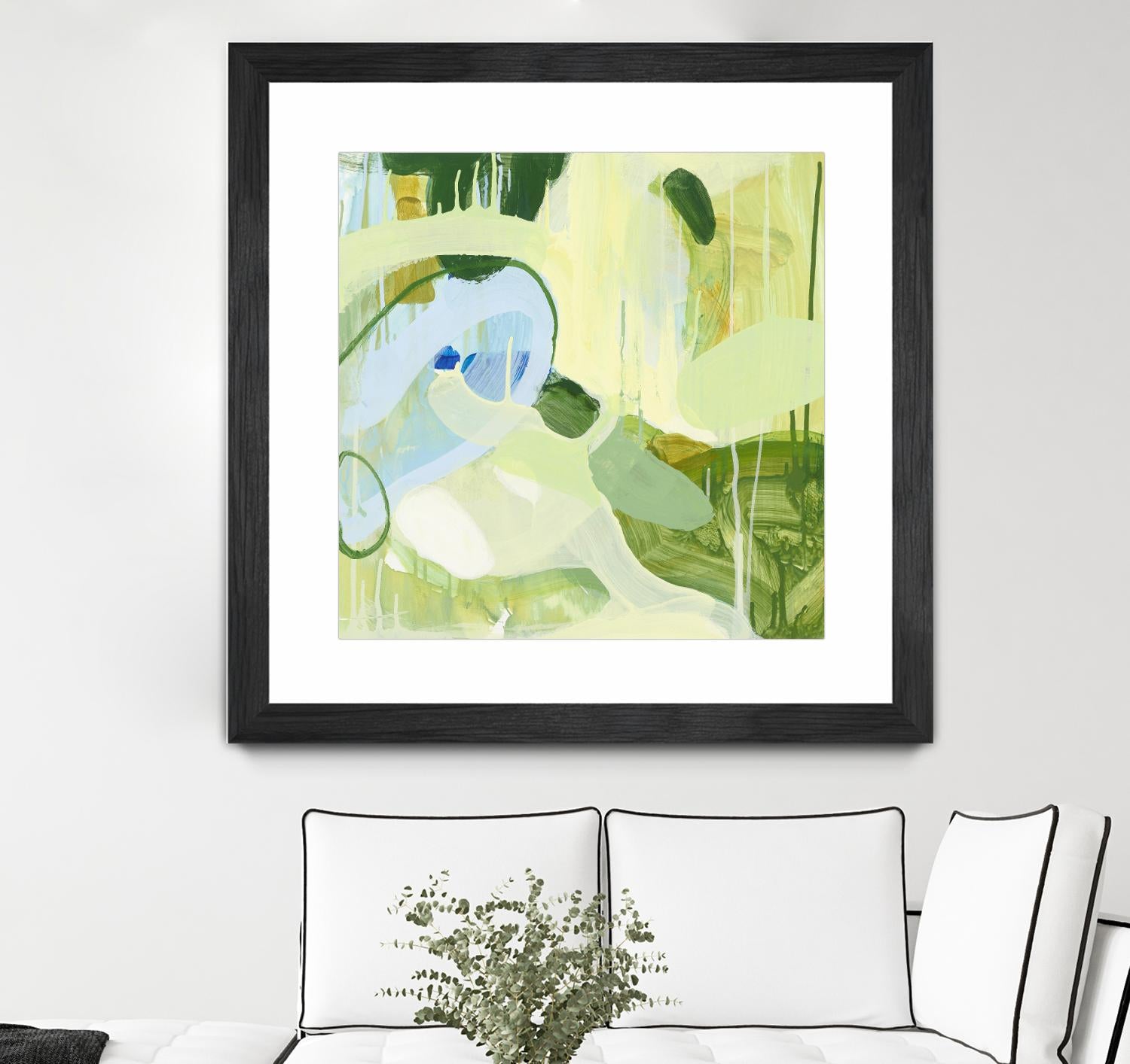 Spring Rain 2 by Glenn Allen on GIANT ART - yellow abstract