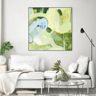 Spring Rain 2 by Glenn Allen on GIANT ART - yellow abstract