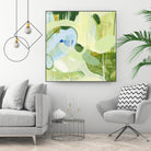 Spring Rain 2 by Glenn Allen on GIANT ART - yellow abstract