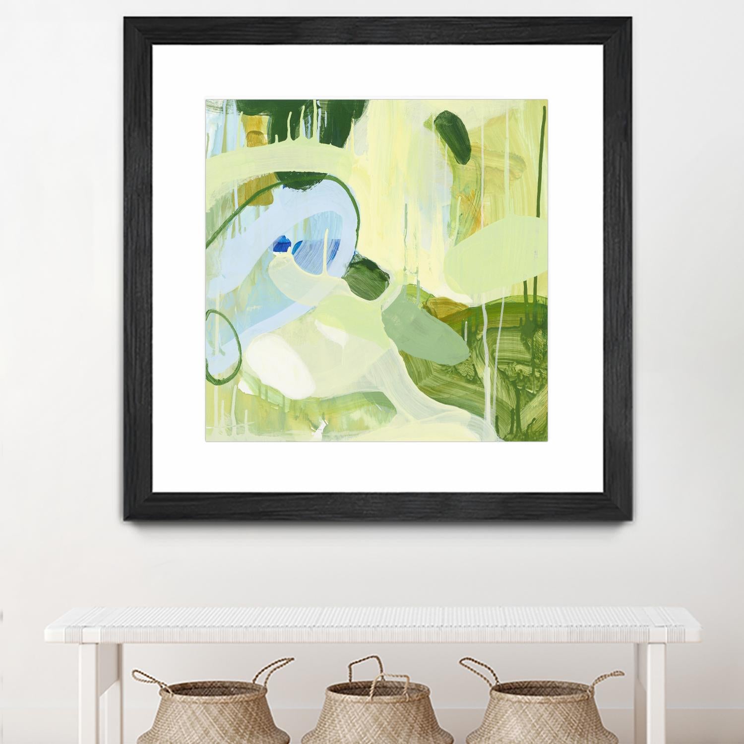 Spring Rain 2 by Glenn Allen on GIANT ART - yellow abstract