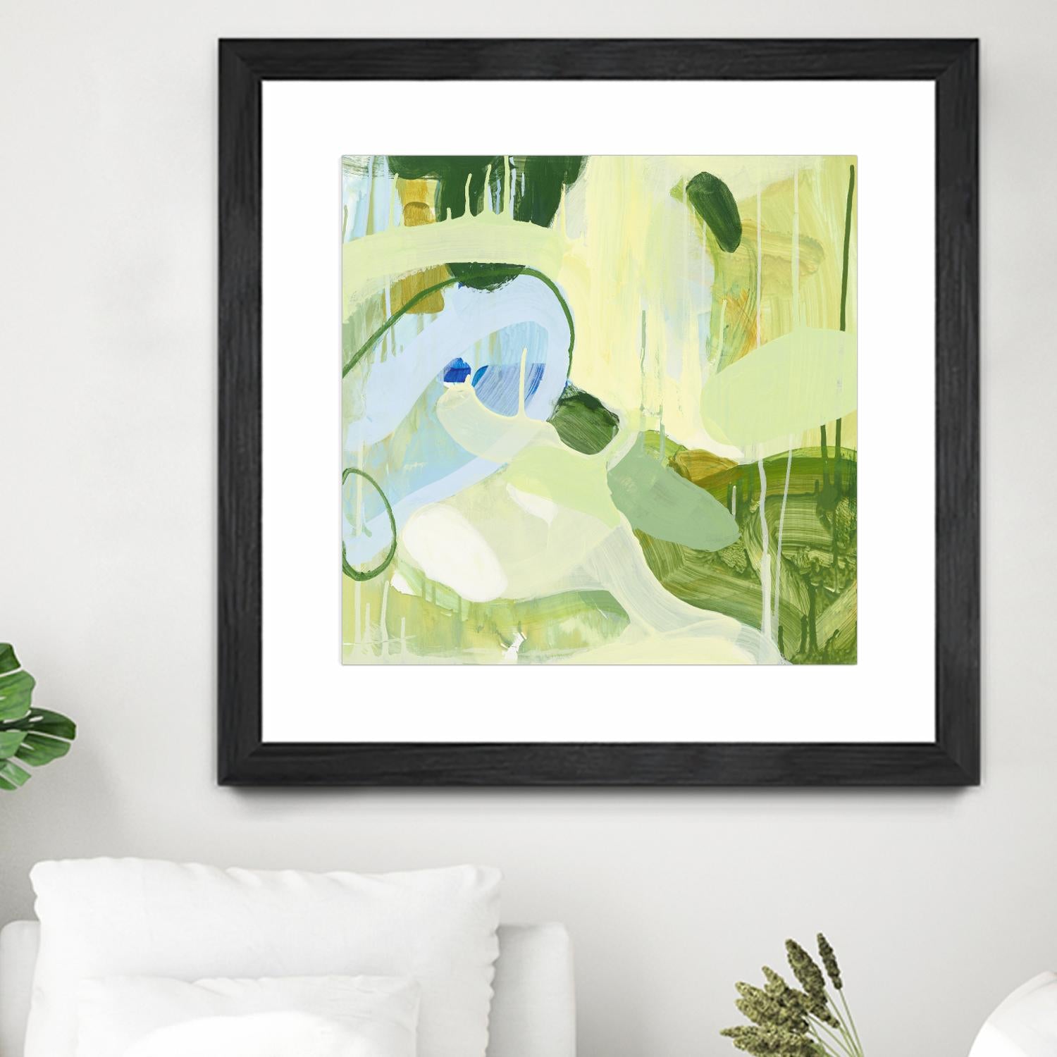 Spring Rain 2 by Glenn Allen on GIANT ART - yellow abstract