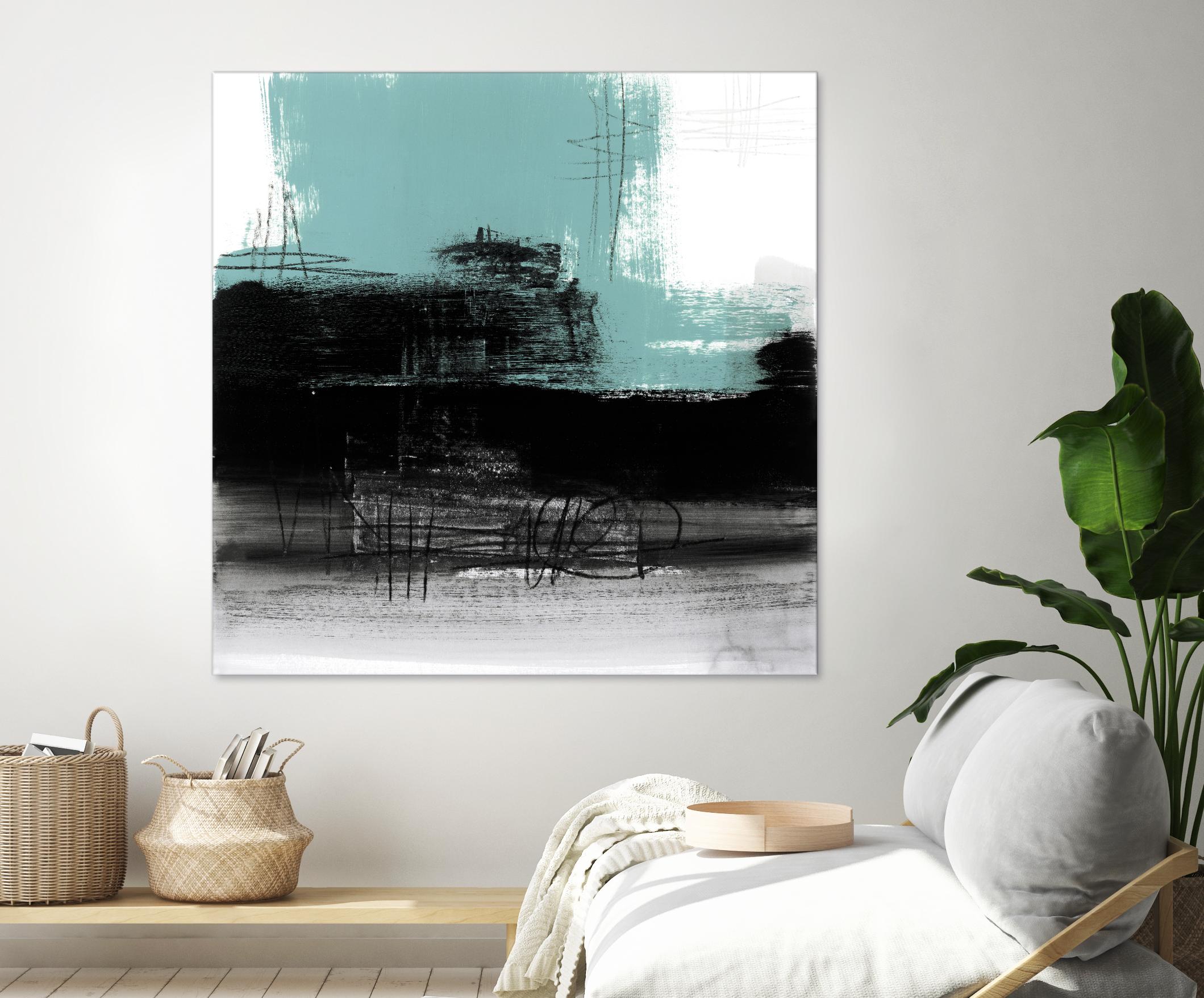 Sandstone C by Franka Palek on GIANT ART - turquoise abstract