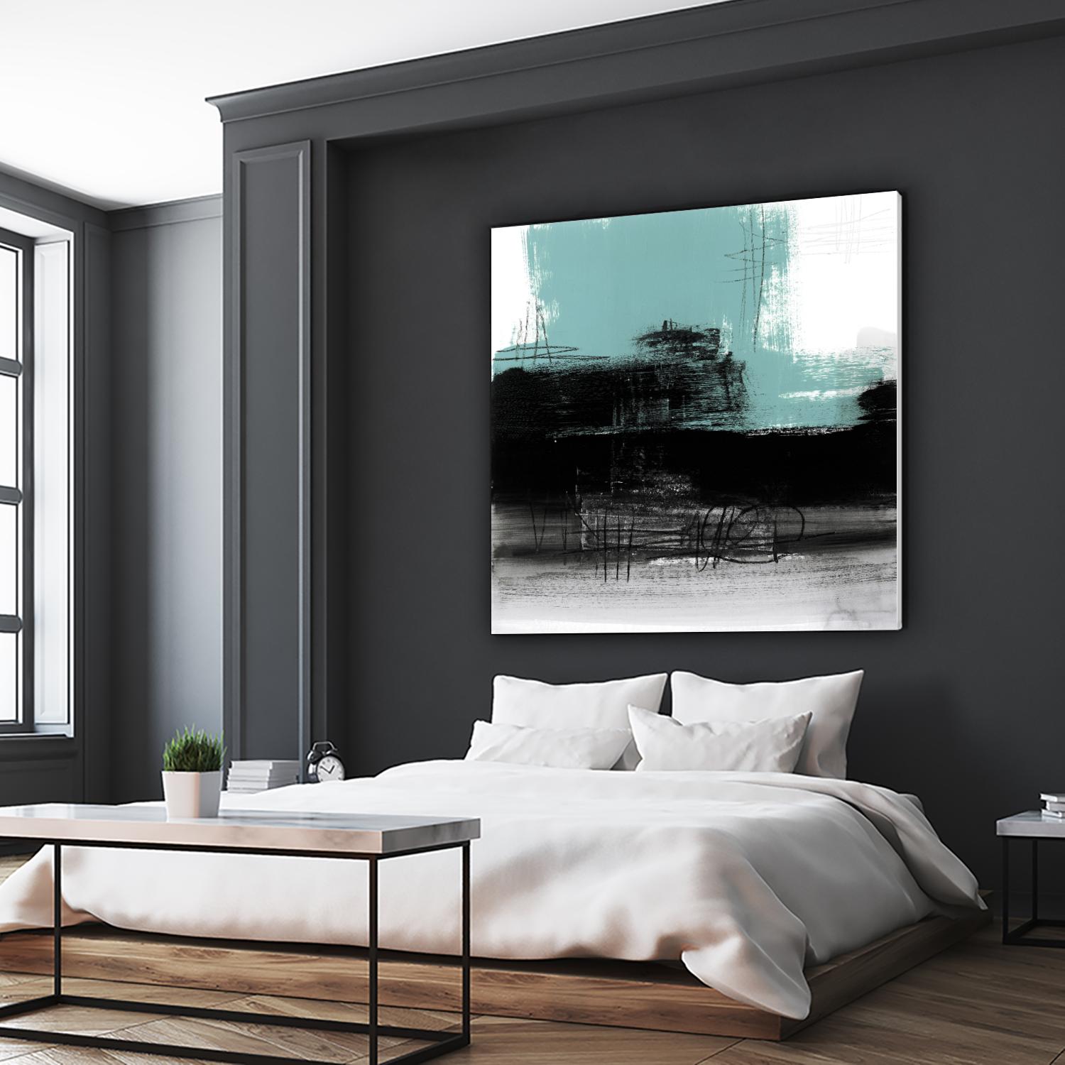 Sandstone C by Franka Palek on GIANT ART - turquoise abstract