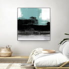 Sandstone C by Franka Palek on GIANT ART - turquoise abstract