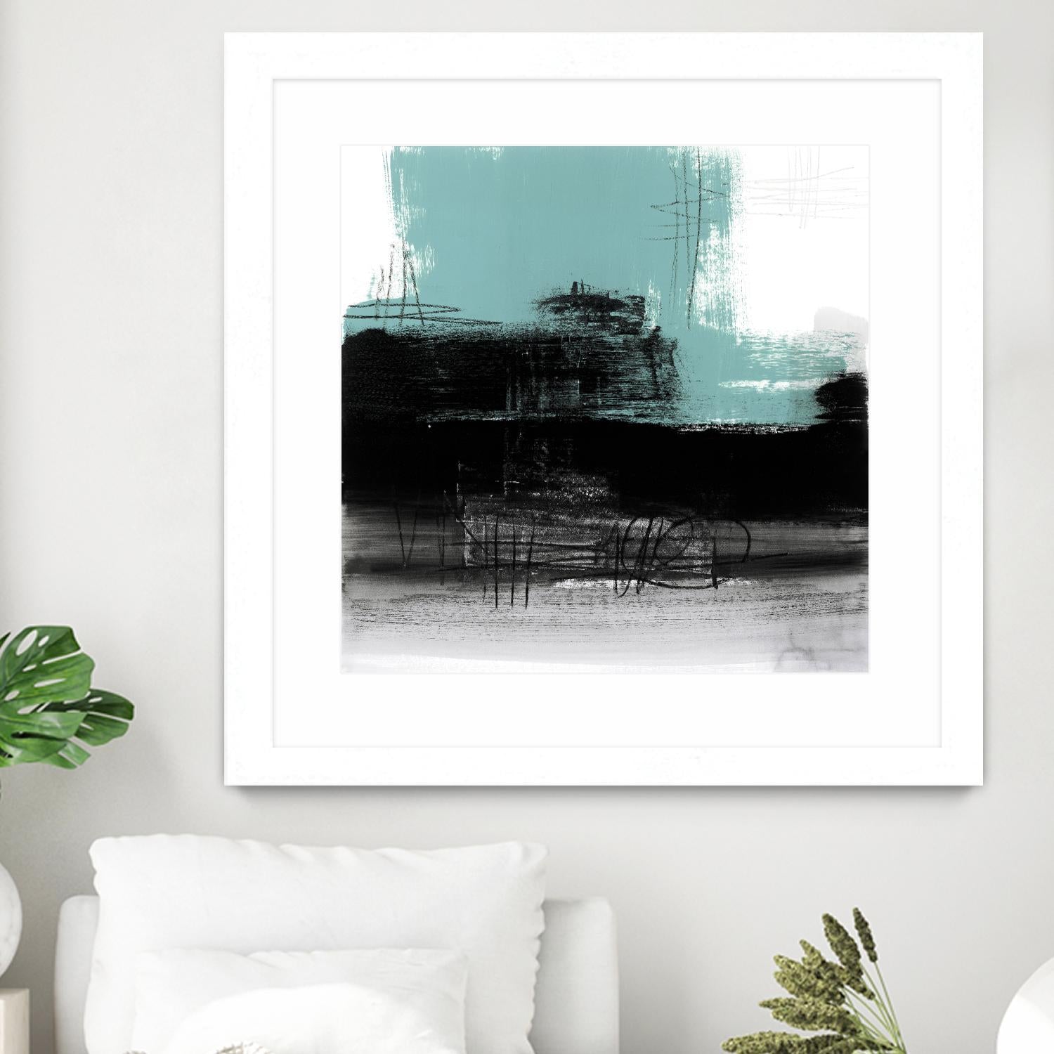 Sandstone C by Franka Palek on GIANT ART - turquoise abstract