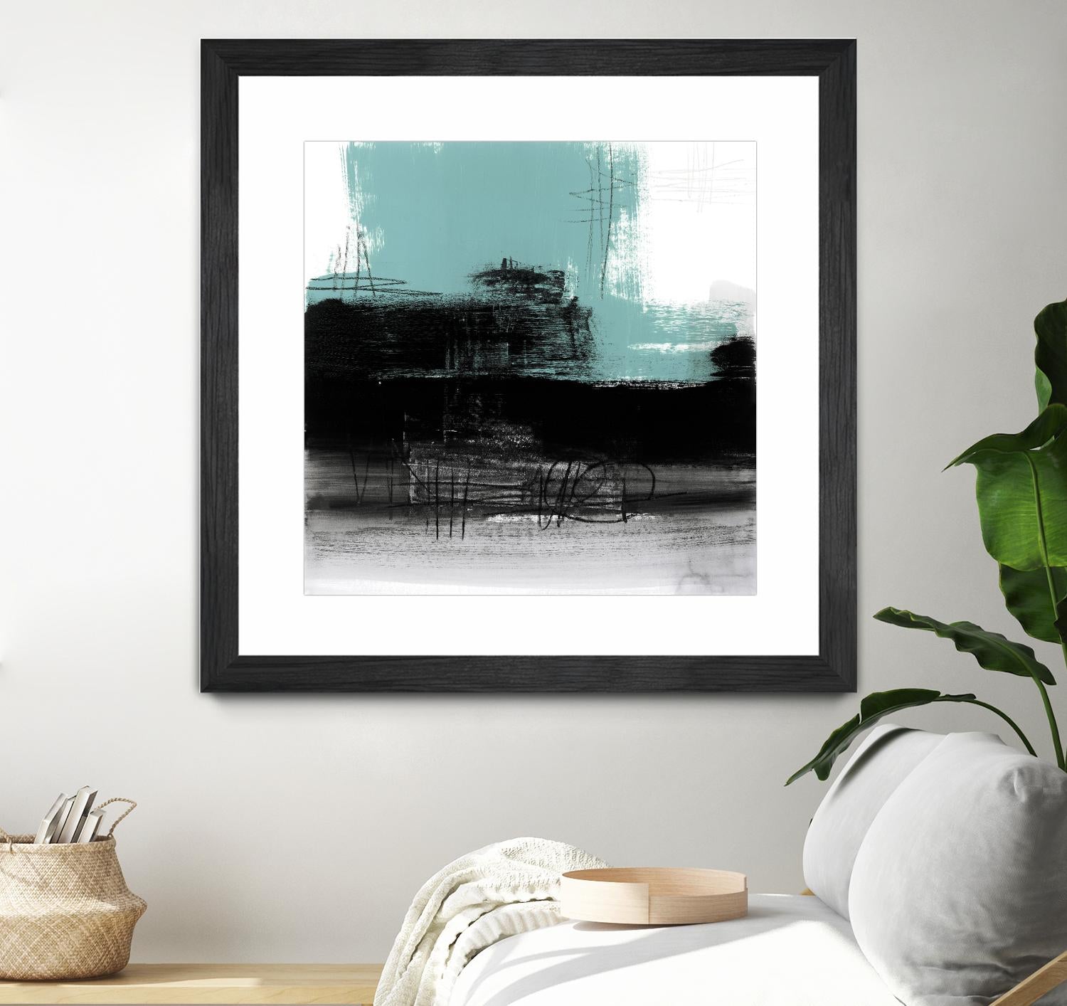 Sandstone C by Franka Palek on GIANT ART - turquoise abstract