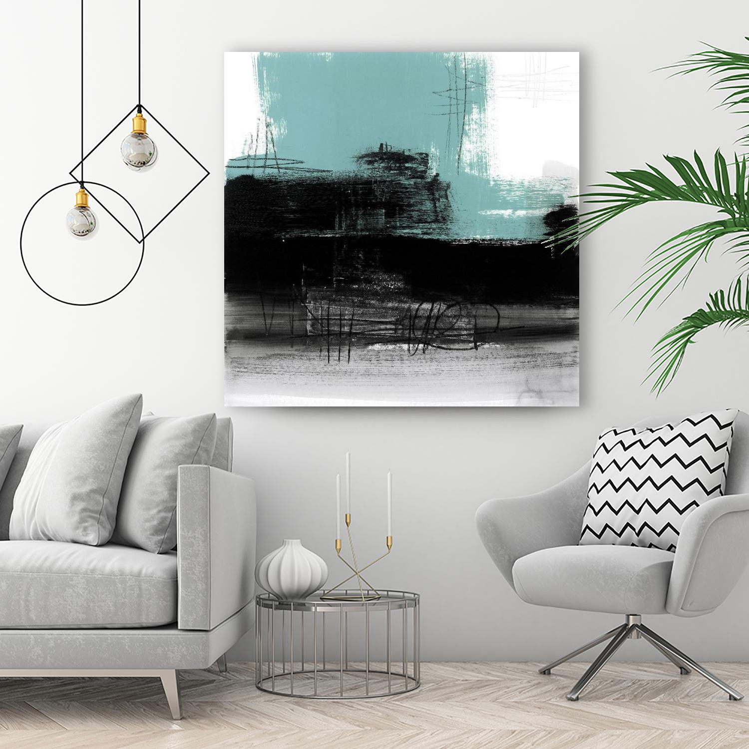 Sandstone C by Franka Palek on GIANT ART - turquoise abstract