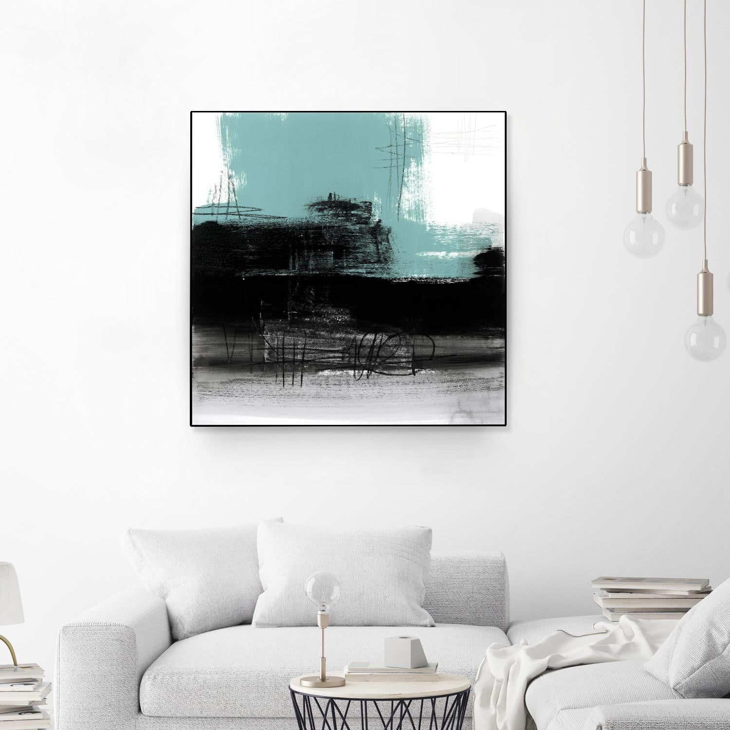 Sandstone C by Franka Palek on GIANT ART - turquoise abstract