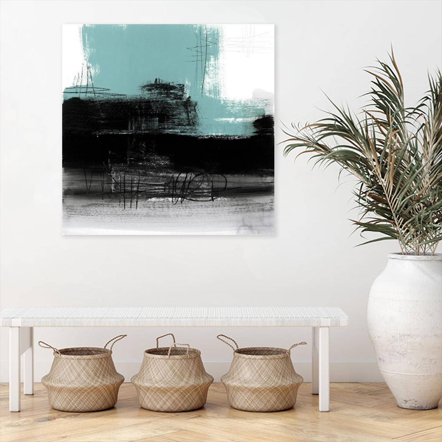 Sandstone C by Franka Palek on GIANT ART - turquoise abstract