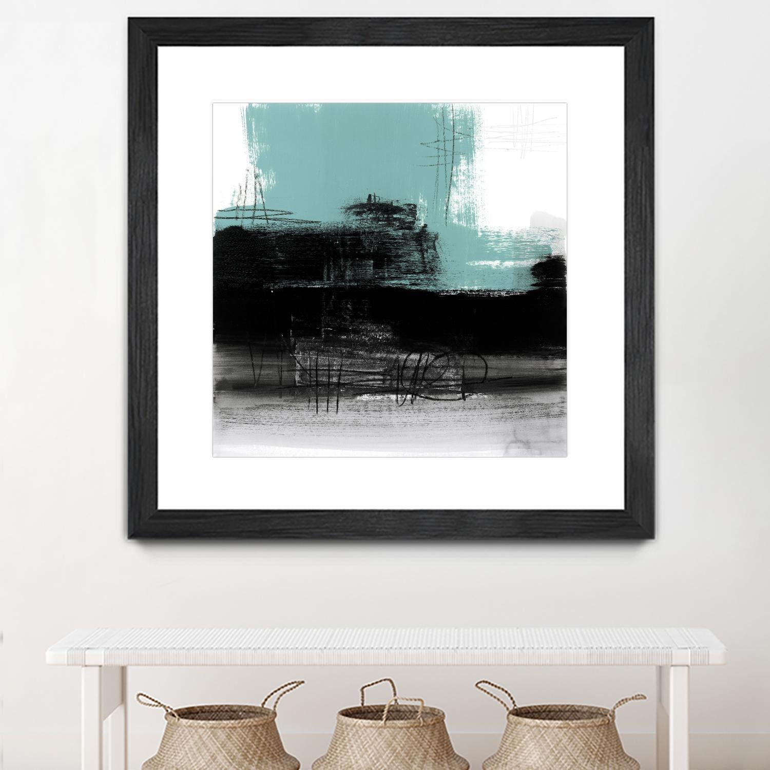 Sandstone C by Franka Palek on GIANT ART - turquoise abstract