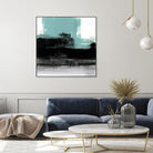 Sandstone C by Franka Palek on GIANT ART - turquoise abstract