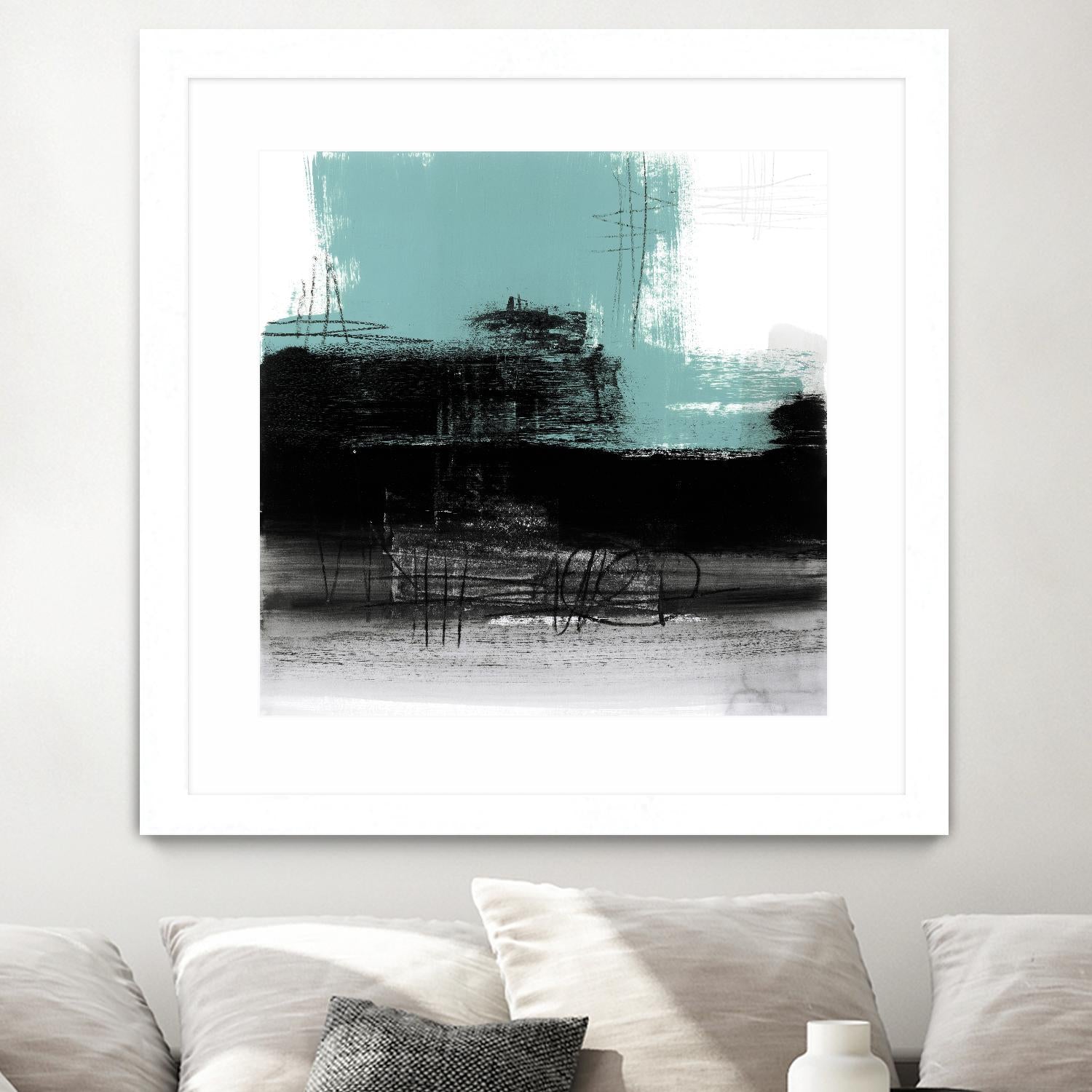 Sandstone C by Franka Palek on GIANT ART - turquoise abstract