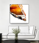Blood Orange Agate A by GI ArtLab on GIANT ART - white abstract