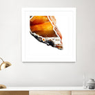 Blood Orange Agate A by GI ArtLab on GIANT ART - white abstract