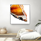 Blood Orange Agate A by GI ArtLab on GIANT ART - white abstract