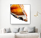 Blood Orange Agate A by GI ArtLab on GIANT ART - white abstract