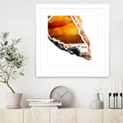 Blood Orange Agate A by GI ArtLab on GIANT ART - white abstract