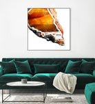 Blood Orange Agate A by GI ArtLab on GIANT ART - white abstract