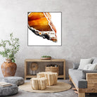 Blood Orange Agate A by GI ArtLab on GIANT ART - white abstract