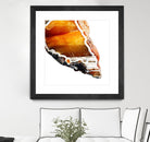 Blood Orange Agate A by GI ArtLab on GIANT ART - white abstract