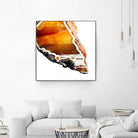 Blood Orange Agate A by GI ArtLab on GIANT ART - white abstract