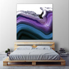 Aster Agate A by GI ArtLab on GIANT ART - blue abstract