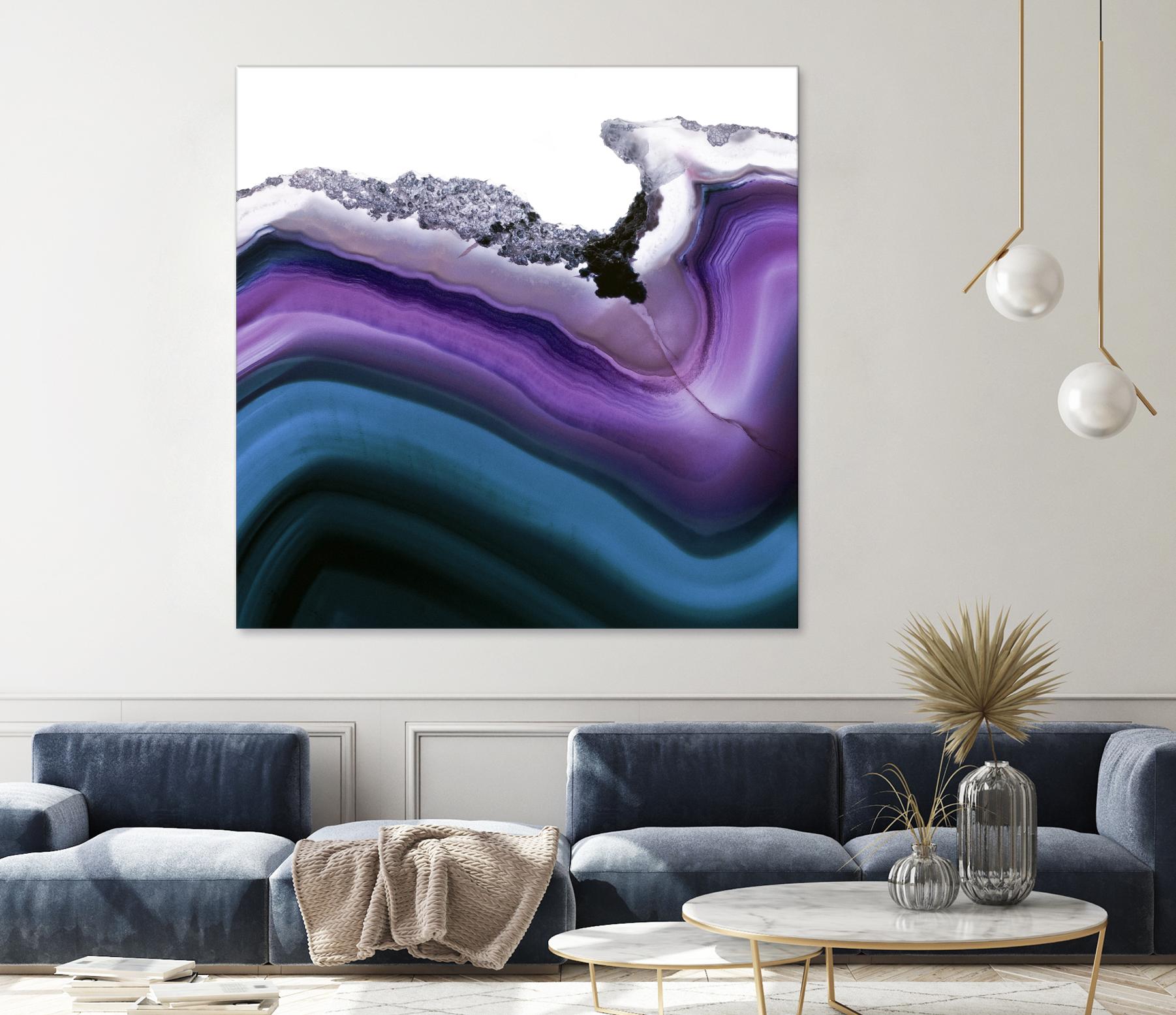 Aster Agate A by GI ArtLab on GIANT ART - blue abstract