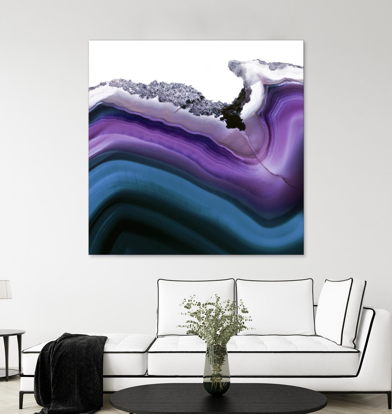 Aster Agate A by GI ArtLab on GIANT ART - blue abstract