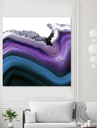 Aster Agate A by GI ArtLab on GIANT ART - blue abstract