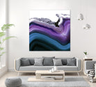 Aster Agate A by GI ArtLab on GIANT ART - blue abstract