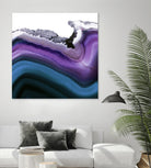Aster Agate A by GI ArtLab on GIANT ART - blue abstract