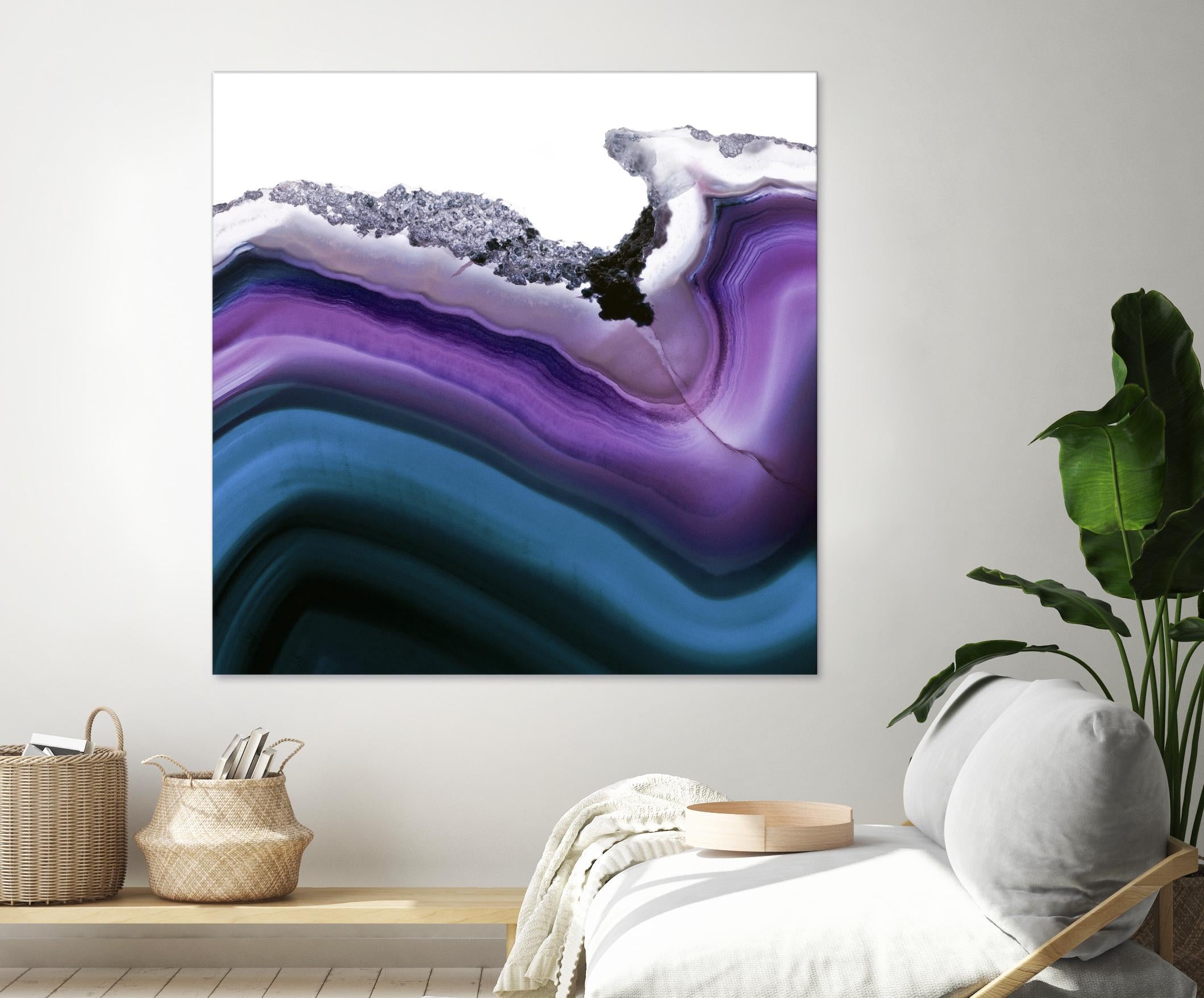 Aster Agate A by GI ArtLab on GIANT ART - blue abstract