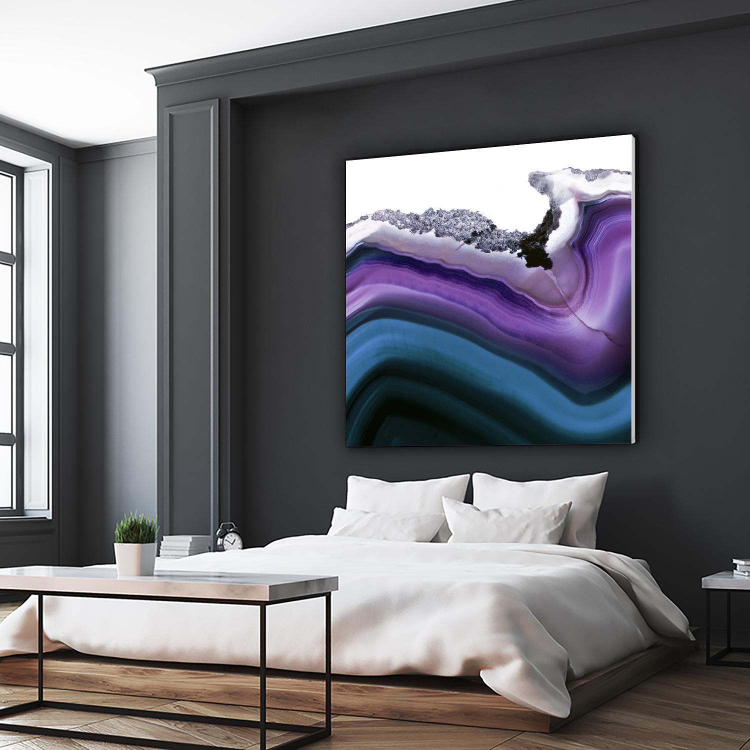 Aster Agate A by GI ArtLab on GIANT ART - blue abstract