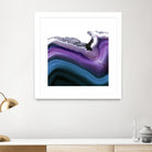 Aster Agate A by GI ArtLab on GIANT ART - blue abstract