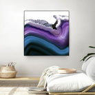 Aster Agate A by GI ArtLab on GIANT ART - blue abstract