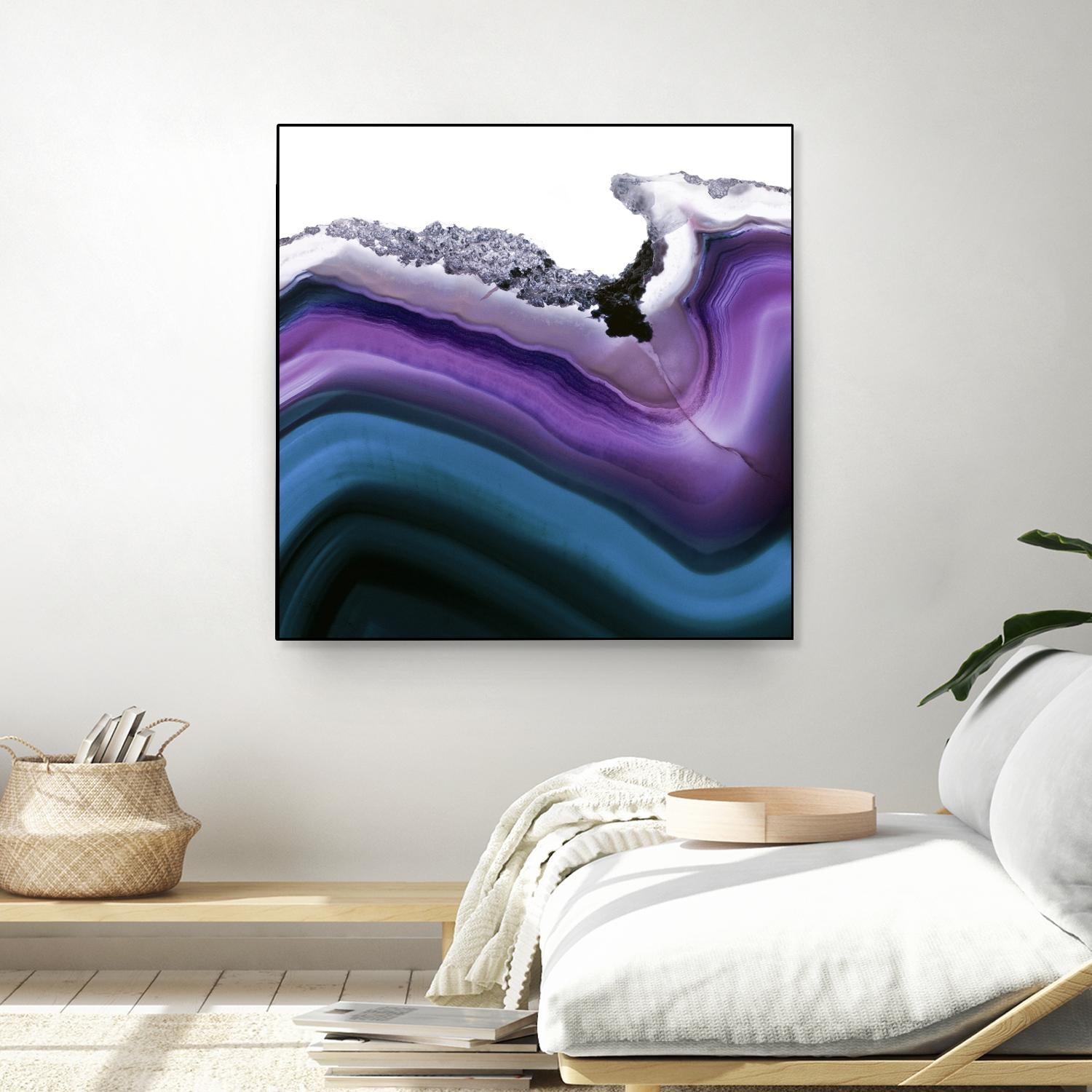 Aster Agate A by GI ArtLab on GIANT ART - blue abstract