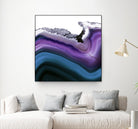 Aster Agate A by GI ArtLab on GIANT ART - blue abstract