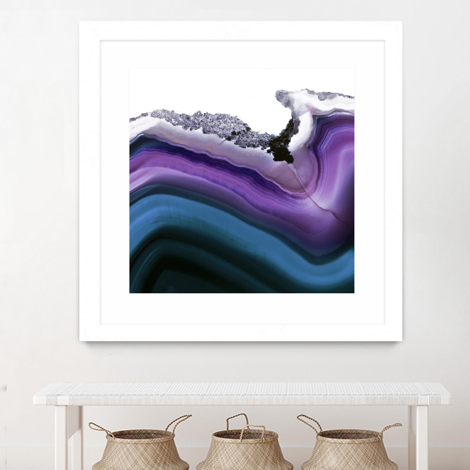 Aster Agate A by GI ArtLab on GIANT ART - blue abstract