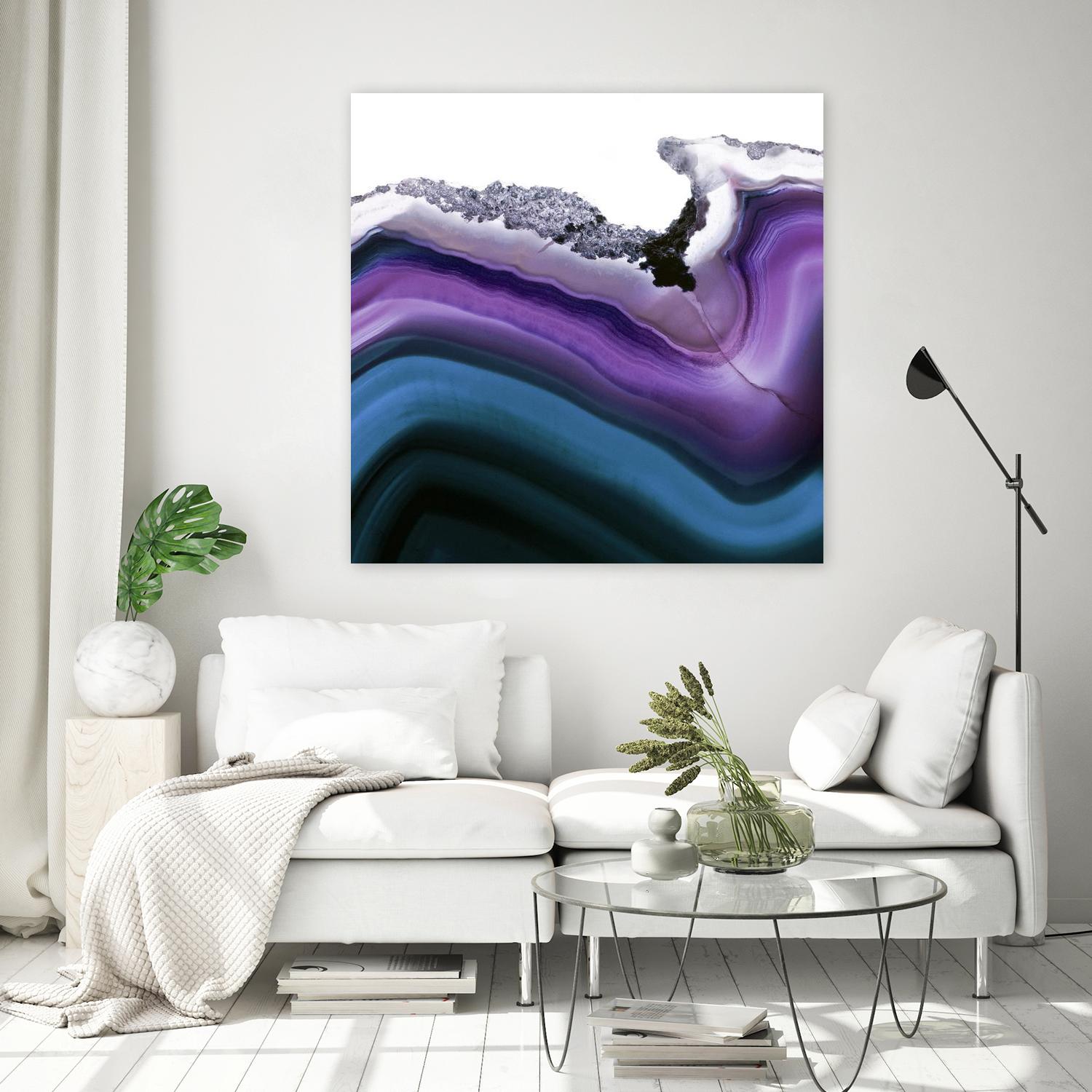 Aster Agate A by GI ArtLab on GIANT ART - blue abstract